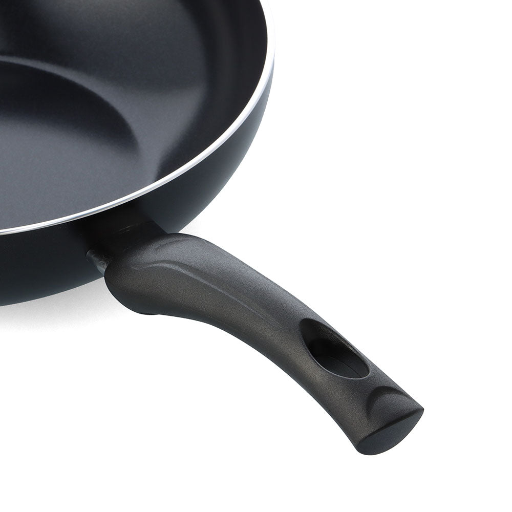 Brilliant wok 28 cm zwart, handvat.