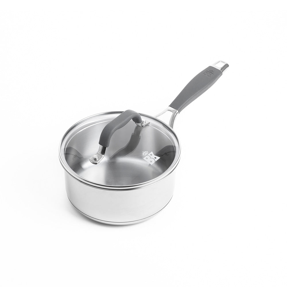 Control 4-delige pannenset zilver, sauspan