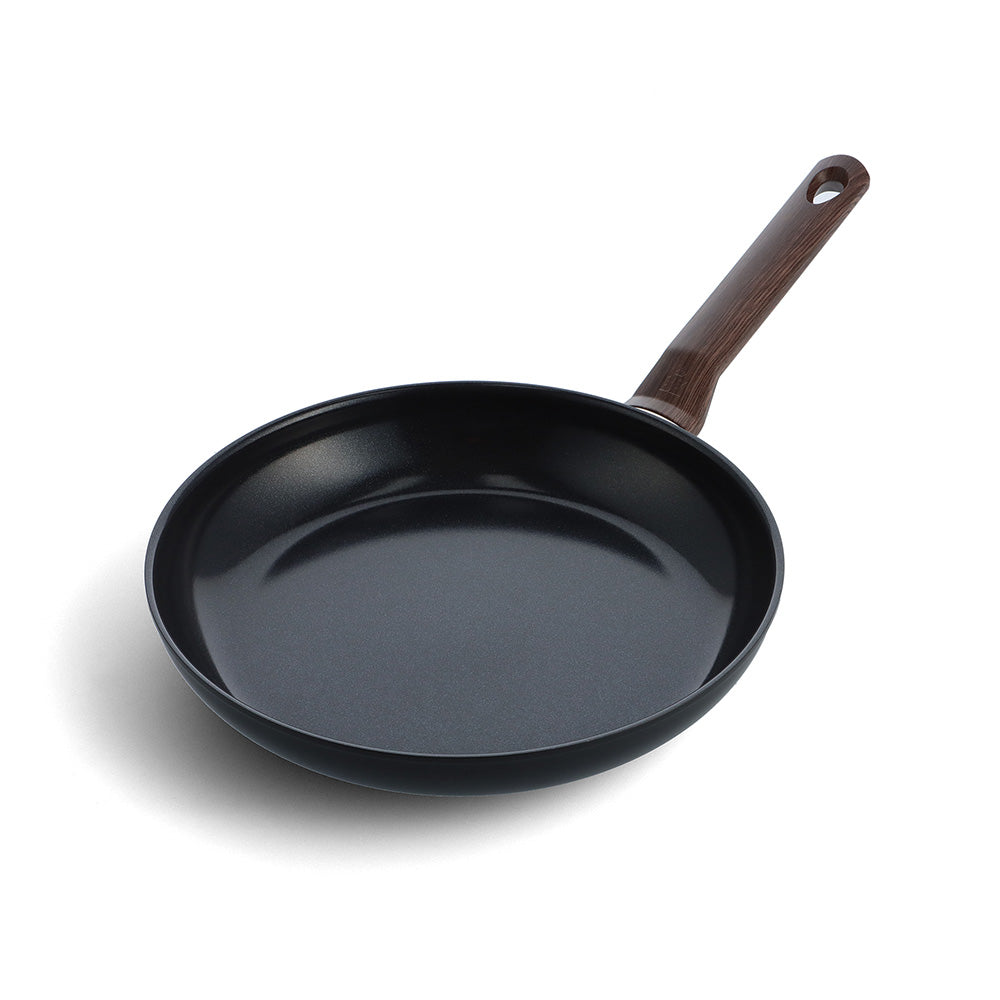 Simply Ceramic pannenset 14-delig zwart braadpan