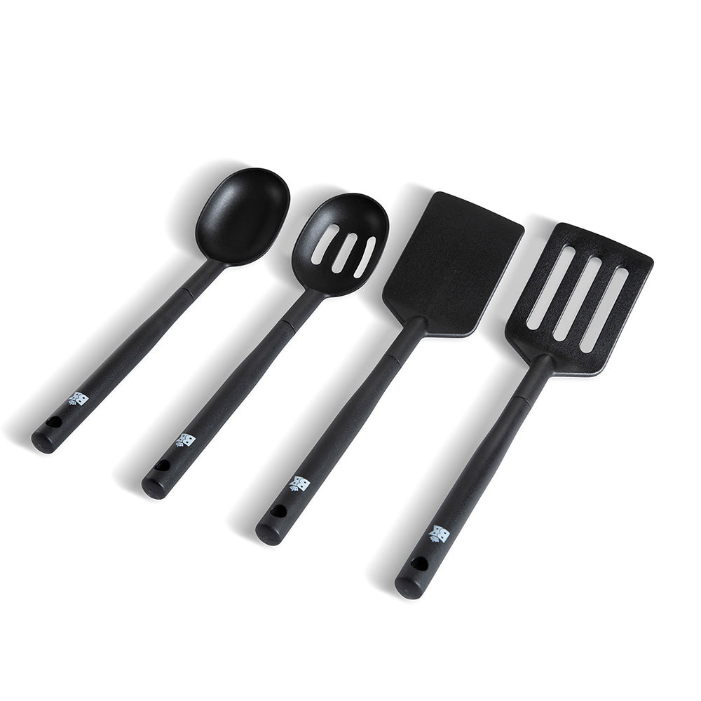 Simply Ceramic pannenset 14-delig zwart utensils