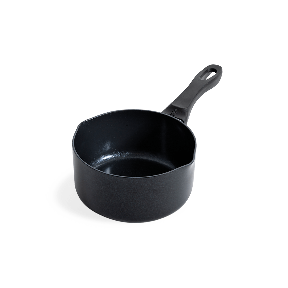 Vivid steelpan 16 cm zwart vooraanzicht