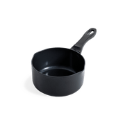 Vivid steelpan 16 cm zwart vooraanzicht