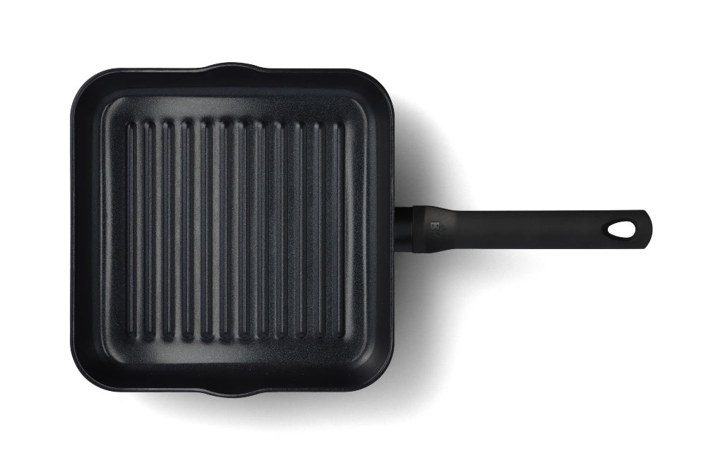 Easy Induction grillpan 26x26 cm zwart bovenaanzicht