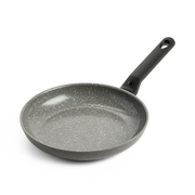 Granite koekenpan zwart zijaanzicht