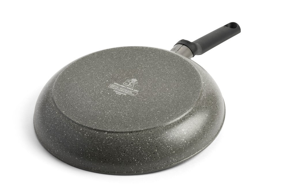 Granite koekenpan zwart onderzijde