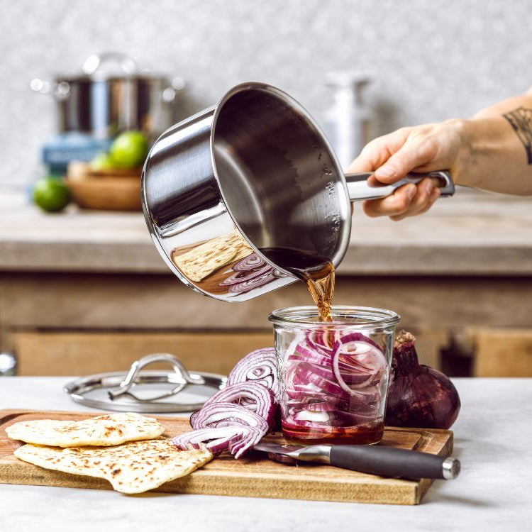 Profiline pannenset 7-delig zilver met ajuin