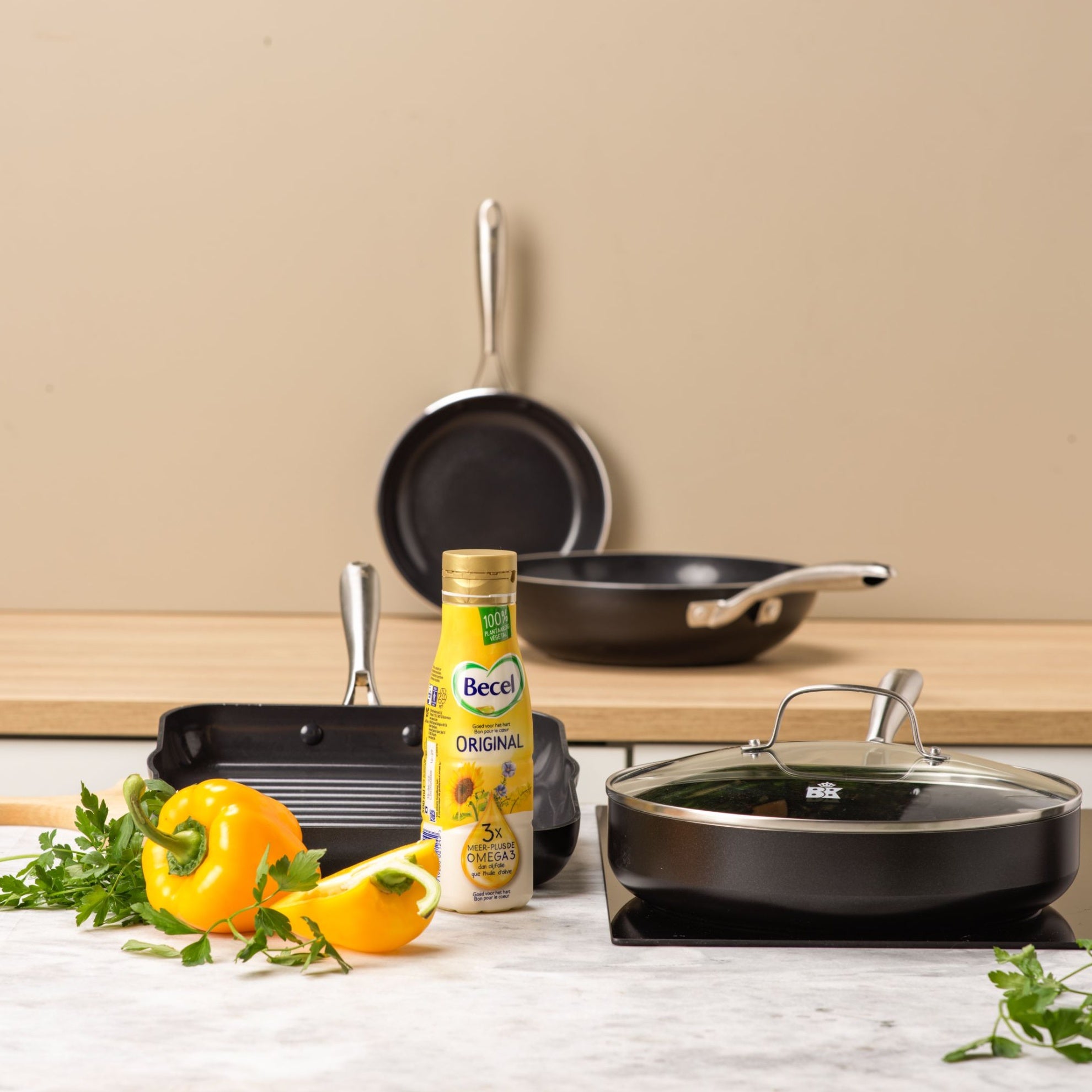 Magma grillpan 26 cm zwart in keuken