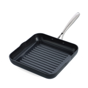 Magma grillpan 26 cm zwart vooraanzicht