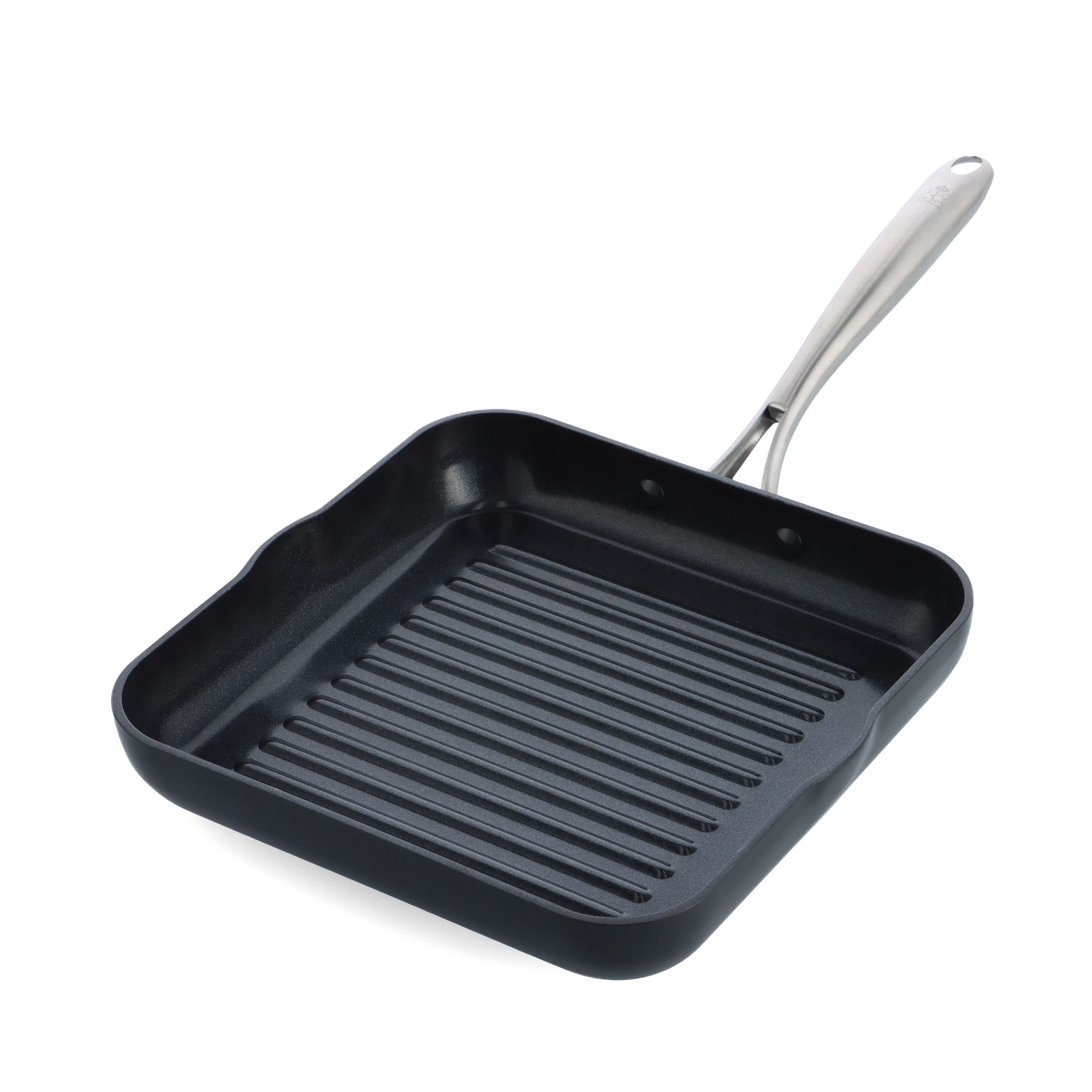 Magma grillpan 26 cm zwart vooraanzicht