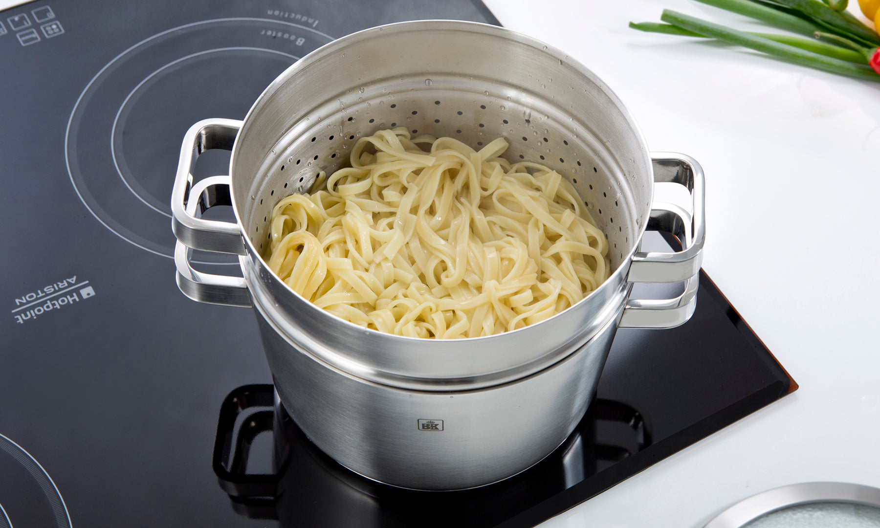 Conical+ stomerinzet 20 cm 2-delig zilver met pasta