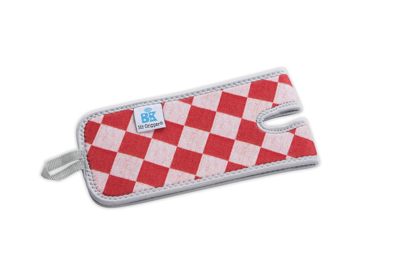 Mr. Gripper afgiethulp rood geruit gevouwen