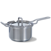 Q-linair Master Glass 16 cm steelpan zilver vooraanzicht