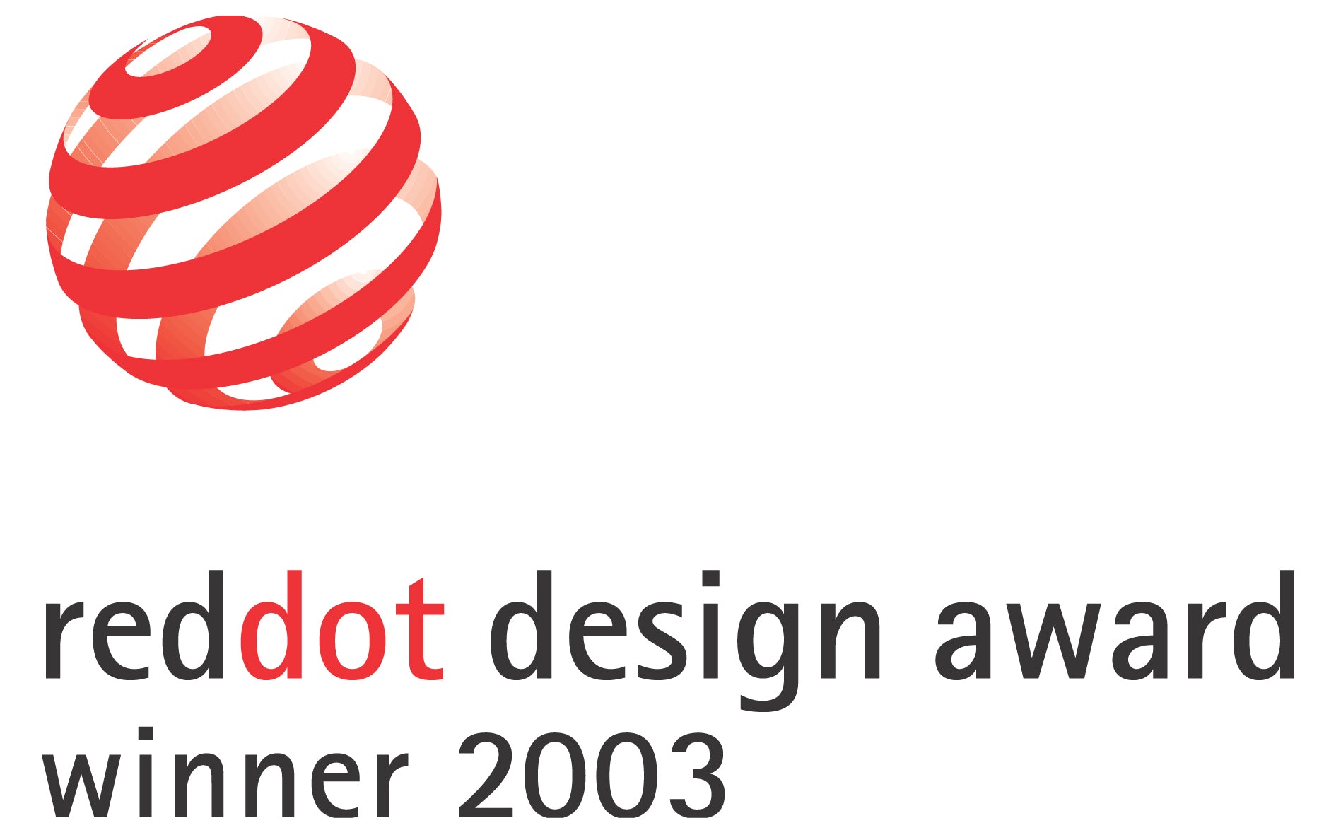 Reddot design award winner 2003