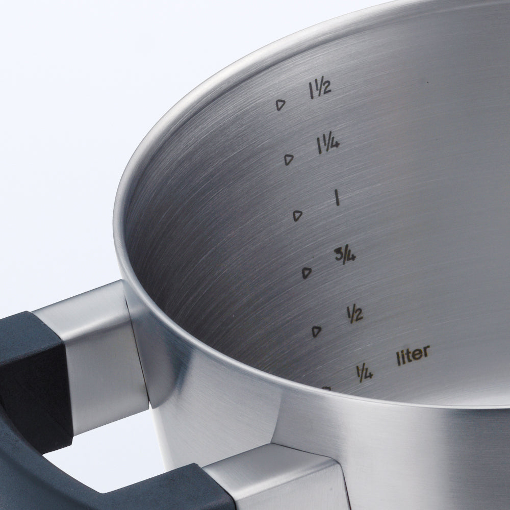 Conical Cool steelpan 16 cm met deksel
