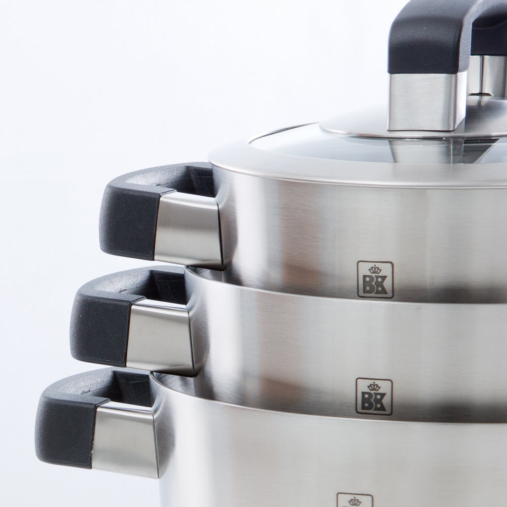 Conical Cool Glas pannenset 5-delig stackable