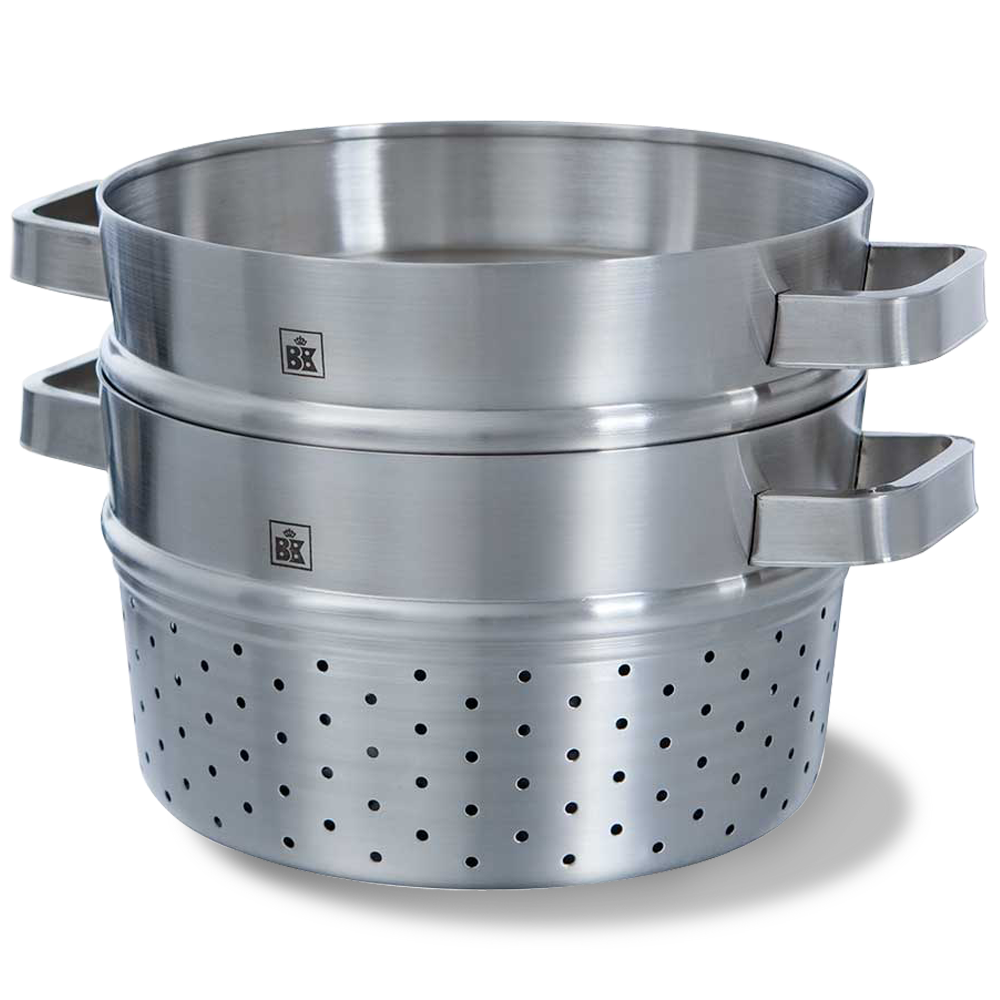 Conical+ stomerinzet 20 cm 2-delig zilver vooraanzicht
