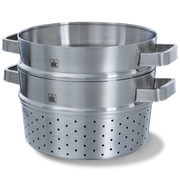 Conical+ stomerinzet 20 cm 2-delig zilver vooraanzicht