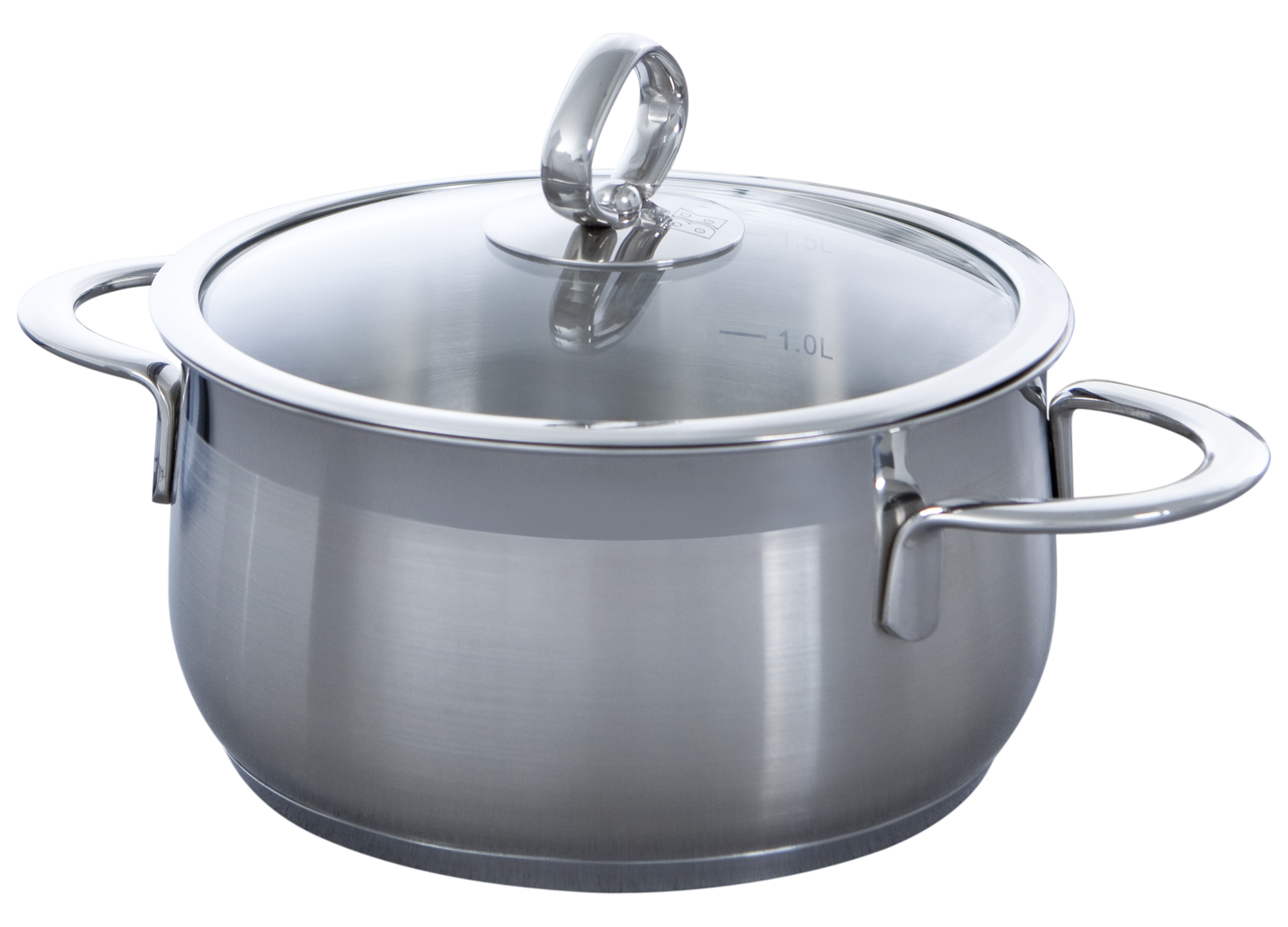 Excellent pannenset 4-delig zilver, soeppan