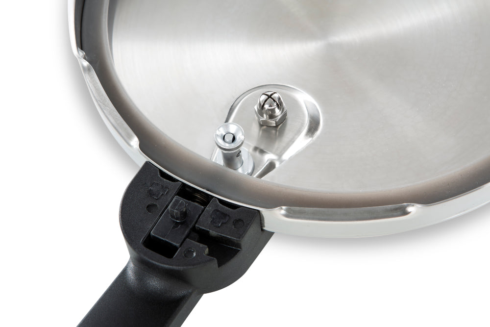 Easy snelkookpan onderhoudsset zilver deksel